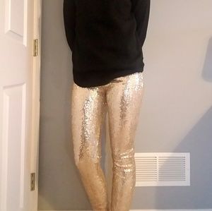 Gold Sparkle Leggings